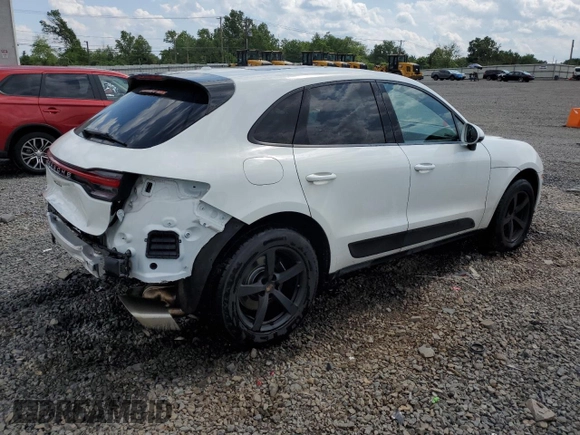 2021 Porsche Macan with VIN WP1AA2A54MLB12195, listed as a Copart auction lot 61242135 with Not provided miles and Salvage title. Bid and sale history available at DreamBid. Image 3.