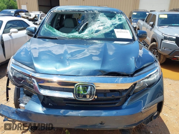 2022 Honda Pilot EX-L с VIN 5FNYF6H53NB023298, выставлен на аукционе IAAI как лот 42255379 с пробегом 38 382 миль миль и . История ставок и продаж доступна на DreamBid. Изображение 6.