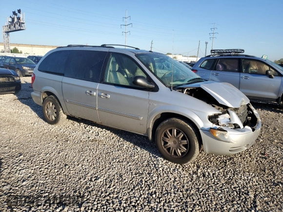 2007 Chrysler Town & Country LWB Touring with VIN 2A4GP54L97R153160, listed as a Copart auction lot 74338364 with 102,657 mi miles and Salvage Title. Bid and sale history available at carsss.com. Image 4.