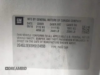 2017 Buick Regal Sport Touring с VIN 2G4GL5EX6H9124893, выставлен на аукционе IAAI как лот 42606406 с пробегом 87 317 миль миль и . История ставок и продаж доступна на DreamBid. Изображение 9.