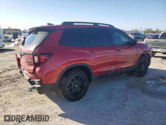 2024 Honda Passport Black Edition with VIN 5FNYF8H8XRB001214, listed as a Copart auction lot 87203914 with 23,124 mi miles and Salvage title. Bid and sale history available at DreamBid. Image 3.