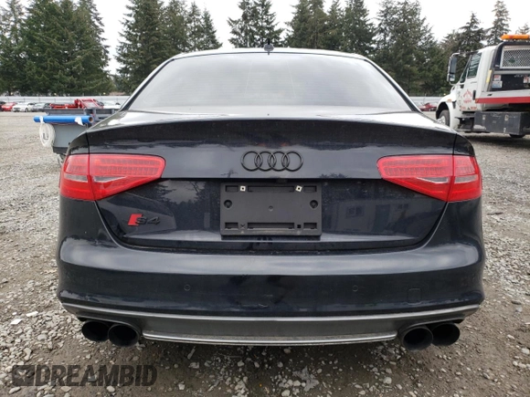 2013 Audi S4 Prestige with VIN WAUKGAFL4DA141582, listed as a Copart auction lot 45417075 with 140,727 mi miles and Salvage Title. Bid and sale history available at carsss.com. Image 6.