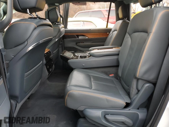 2022 Jeep Grand Wagoneer Series II with VIN 1C4SJVFJ6NS167011, listed as a Copart auction lot 80907574 with 48,653 mi miles and Non repairable. Bid and sale history available at DreamBid. Image 11.