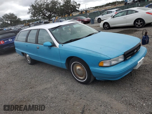 1991 Chevrolet Caprice z VIN 1G1BL83EXMW257393, wystawiony jako Copart lot #85267614 z przebiegiem 195 128 mil mil oraz Nie do naprawy • Non repairable. Historia ofert i sprzedaży dostępna na DreamBid. Obrazek 4.