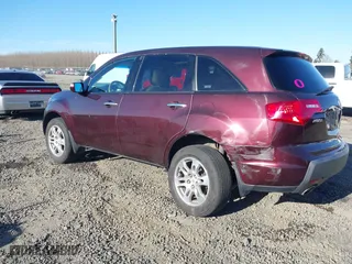 2009 Acura MDX with VIN 2HNYD28249H529995, listed as a IAAI auction lot 41754491 with 186,330 mi miles. Bid and sale history available at carsss.com. Image 3.