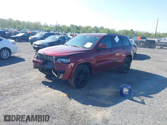 2019 Jeep Grand Cherokee Upland with VIN 1C4RJFAG2KC607036, listed as a IAAI auction lot 42136336 with 36,443 mi miles and . Bid and sale history available at DreamBid. Image 17.