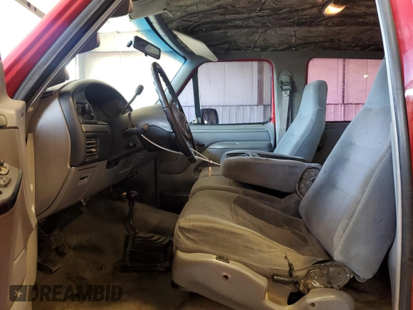 1997 Ford F-250 with VIN 1FTHF26FXVEB93213, listed as a Copart auction lot 56291275 with 283,697 mi miles and Salvage title. Bid and sale history available at DreamBid. Image 7.
