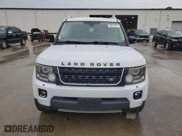 2016 Land Rover LR4 HSE Lux with VIN SALAK2V69GA829847, listed as a Copart auction lot 48519875 with 185,226 mi miles and Salvage title. Bid and sale history available at DreamBid. Image 5.