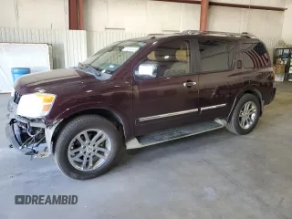 2014 Nissan Armada Platinum z VIN 5N1BA0NFXEN610416, wystawiony jako Copart lot #74033474 z przebiegiem 151 302 mil mil oraz Szkoda całkowita • Salvage title. Historia ofert i sprzedaży dostępna na DreamBid. Obrazek 1.