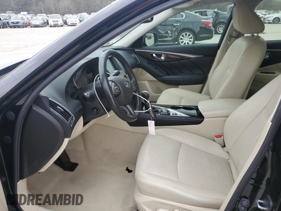 2016 Infiniti Q50 3.0t Premium with VIN JN1EV7AP0GM305290, listed as a Copart auction lot 49498585 with 110,384 mi miles and Salvage Title. Bid and sale history available at carsss.com. Image 7.