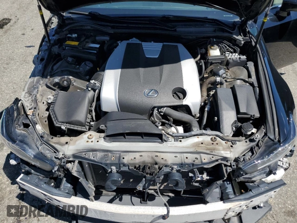 2017 Lexus IS 350 with VIN JTHCE1D22H5014429, listed as a Copart auction lot 59212324 with 78,267 mi miles and Salvage title. Bid and sale history available at DreamBid. Image 11.