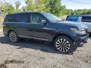 2022 Lincoln Navigator Reserve z VIN 5LMJJ2LT0NEL01129, wystawiony jako Copart lot #57594725 z przebiegiem 66 843 mil mil oraz Szkody całkowita. Historia ofert i sprzedaży dostępna na DreamBid. Obrazek 4.