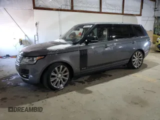 2016 Land Rover Range Rover Supercharged with VIN SALGS3EF5GA292281, listed as a Copart auction lot 88887755 with 67,166 mi miles and Salvage Title. Bid and sale history available at carsss.com. Image 1.