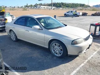 2003 Lincoln LS Sport with VIN 1LNHM87A93Y672323, listed as a IAAI auction lot 41593612 with 143,363 mi miles. Bid and sale history available at carsss.com. Image 1.