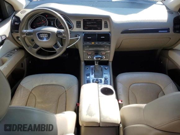 2013 Audi Q7 3.0T S line Prestige with VIN WA1DGAFEXDD004510, listed as a Copart auction lot 52490045 with 192,300 mi miles and Clean Title. Bid and sale history available at carsss.com. Image 8.