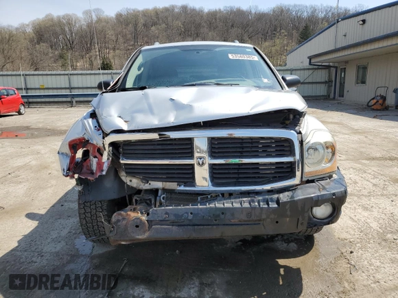 2005 Dodge Durango SLT with VIN 1D4HB48D65F529648, listed as a Copart auction lot 53580385 with 202,086 mi miles and Salvage title. Bid and sale history available at DreamBid. Image 5.