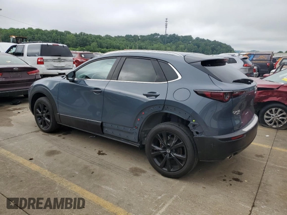 2022 Mazda CX-30 2.5 S Carbon Edition with VIN 3MVDMBCL8NM404710, listed as a Copart auction lot 55116964 with 11,443 mi miles and Salvage Title. Bid and sale history available at carsss.com. Image 2.