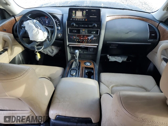 2021 Nissan Armada SL z VIN JN8AY2BC8M9145034, wystawiony jako Copart lot #42877325 z przebiegiem 76 272 mil mil oraz Szkoda całkowita • Salvage title. Historia ofert i sprzedaży dostępna na DreamBid. Obrazek 8.