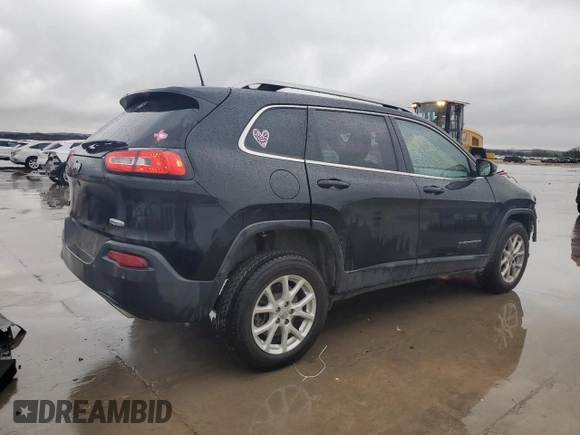 2017 Jeep Cherokee Latitude with VIN 1C4PJLCS6HW641690, listed as a Copart auction lot 44922935 with 143,024 mi miles and Salvage Title. Bid and sale history available at carsss.com. Image 3.