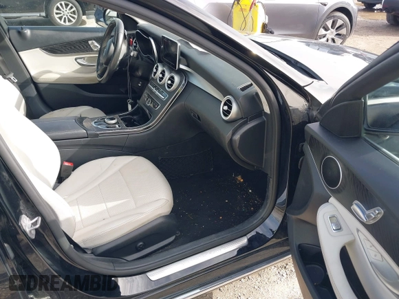 2017 Mercedes-Benz C 300 with VIN 55SWF4JB8HU218764, listed as a IAAI auction lot 42431155 with 83,673 mi miles and . Bid and sale history available at DreamBid. Image 5.