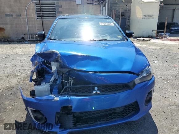 2017 Mitsubishi Lancer ES with VIN JA32U2FU1HU013832, listed as a Copart auction lot 67663804 with 130,074 mi miles and Salvage Title. Bid and sale history available at carsss.com. Image 5.