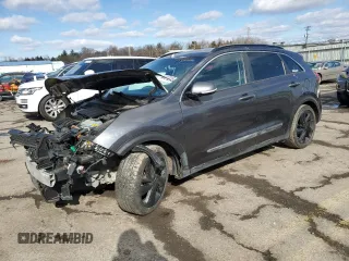 2018 Kia Niro EX with VIN KNDCC3LC9J5140791, listed as a Copart auction lot 44413335 with 107,213 mi miles and Salvage Title. Bid and sale history available at carsss.com. Image 1.