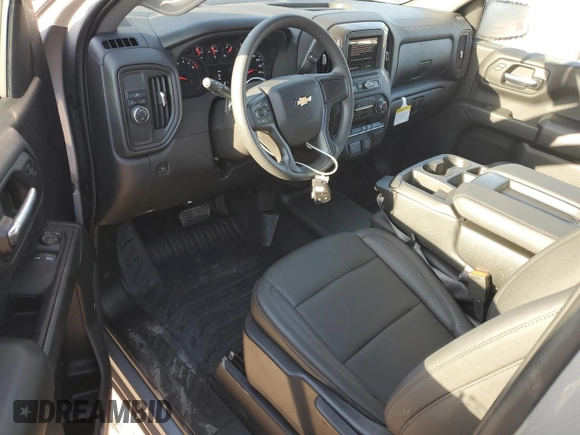 2024 Chevrolet Silverado 1500 Work Truck with VIN 3GCNAAED5RG132104, listed as a Copart auction lot 48496565 with 17 mi miles and Salvage Title. Bid and sale history available at carsss.com. Image 8.
