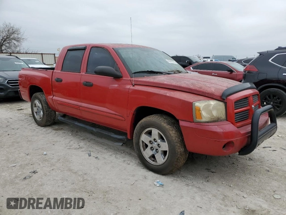 2006 Dodge Dakota SLT with VIN 1D7HE48N16S501462, listed as a Copart auction lot 43990995 with 243,503 mi miles and Clean Title. Bid and sale history available at DreamBid. Image 4.