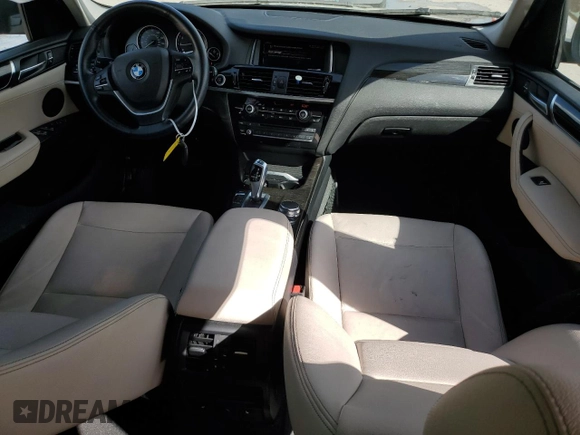 2017 BMW X3 xDrive28i with VIN 5UXWX9C33H0W76713, listed as a Copart auction lot 50805255 with 71,204 mi miles and Salvage Title. Bid and sale history available at DreamBid. Image 8.