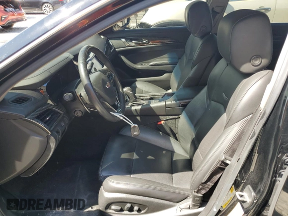 2017 Cadillac CTS Sedan Luxury RWD with VIN 1G6AR5SX9H0208376, listed as a Copart auction lot 70767664 with 76,760 mi miles and Salvage Title. Bid and sale history available at carsss.com. Image 7.