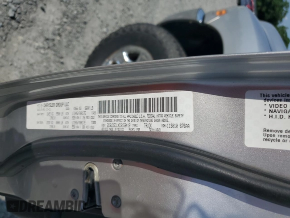 2012 Ram 2500 ST z VIN 3C6UD5CLXCG158412, wystawiony jako Copart lot #56632025 z przebiegiem 94 758 mil mil oraz Szkoda całkowita • Salvage title. Historia ofert i sprzedaży dostępna na DreamBid. Obrazek 12.