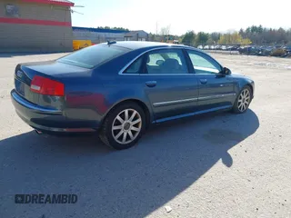 2005 Audi A8 L with VIN WAUML44E95N005730, listed as a IAAI auction lot 42143008 with 152,649 mi miles. Bid and sale history available at carsss.com. Image 4.
