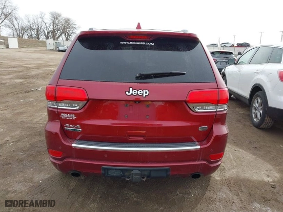 2014 Jeep Grand Cherokee Overland with VIN 1C4RJFCM0EC492833, listed as a IAAI auction lot 41836579 with 120,168 mi miles. Bid and sale history available at carsss.com. Image 16.