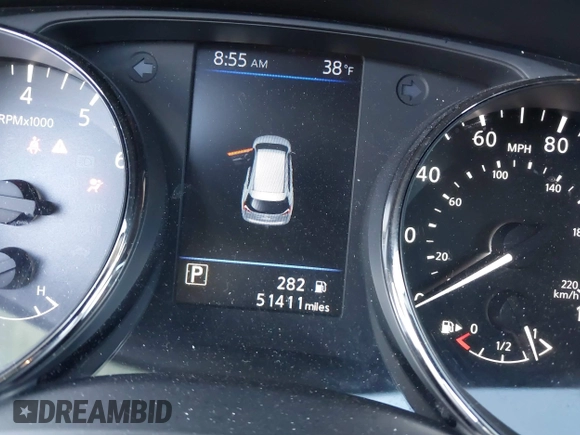 2019 Nissan Rogue SV with VIN JN8AT2MT7KW254319, listed as a IAAI auction lot 41775182 with 51,411 mi miles and . Bid and sale history available at DreamBid. Image 16.