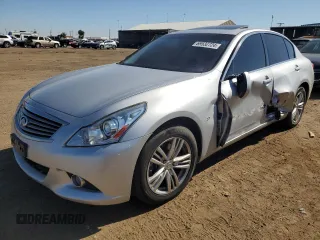 2015 Infiniti Q40 with VIN JN1CV6AR3FM523869, listed as a Copart auction lot 69532724 with 0 mi miles and Salvage Title. Bid and sale history available at carsss.com. Image 1.