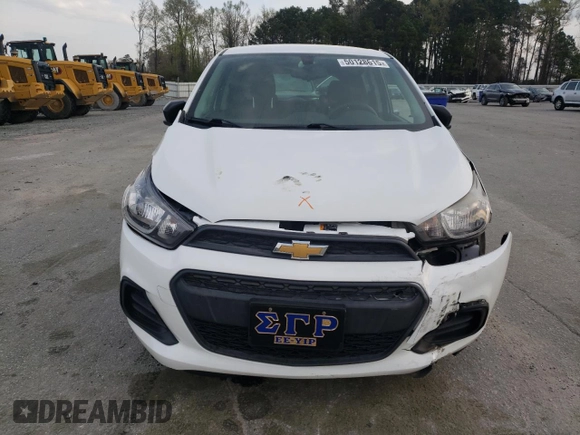 2017 Chevrolet Spark LS with VIN KL8CB6SA5HC767541, listed as a Copart auction lot 50128615 with 69,373 mi miles and Salvage Title. Bid and sale history available at carsss.com. Image 5.