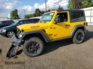 2021 Jeep Wrangler Willys with VIN 1C4HJXAG6MW731023, listed as a Copart auction lot 68871324 with Not provided miles and Non repairable. Bid and sale history available at DreamBid. Image 1.