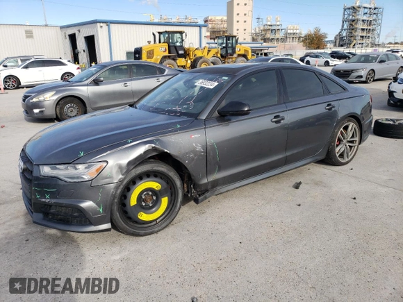 2017 Audi A6 Competition Prestige with VIN WAUF3AFC5HN052910, listed as a Copart auction lot 61927874 with 104,655 mi miles and Salvage Title. Bid and sale history available at carsss.com. Image 1.