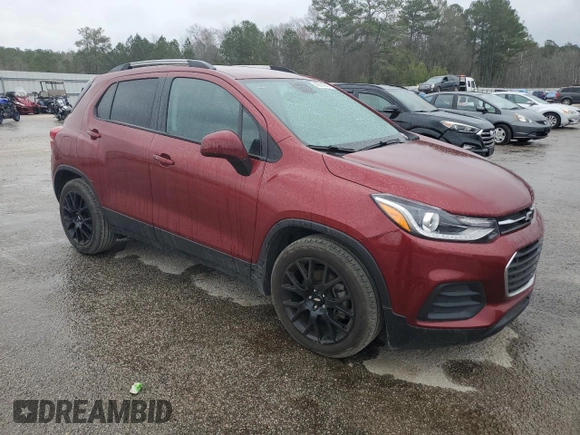 2022 Chevrolet Trax LT with VIN KL7CJLSM1NB505324, listed as a Copart auction lot 45514875 with 16,030 mi miles and Salvage Title. Bid and sale history available at carsss.com. Image 4.