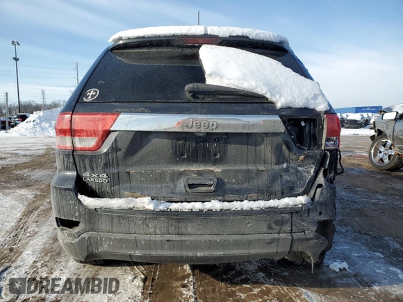 2012 Jeep Grand Cherokee Laredo with VIN 1C4RJFAG9CC340706, listed as a Copart auction lot 45512045 with 244,664 mi miles and Salvage Title. Bid and sale history available at carsss.com. Image 6.