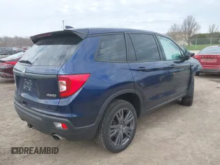 2021 Honda Passport EX-L z VIN 5FNYF8H55MB023278, wystawiony jako IAAI lot #42060014 z przebiegiem 51 674 mil mil oraz . Historia ofert i sprzedaży dostępna na DreamBid. Obrazek 4.