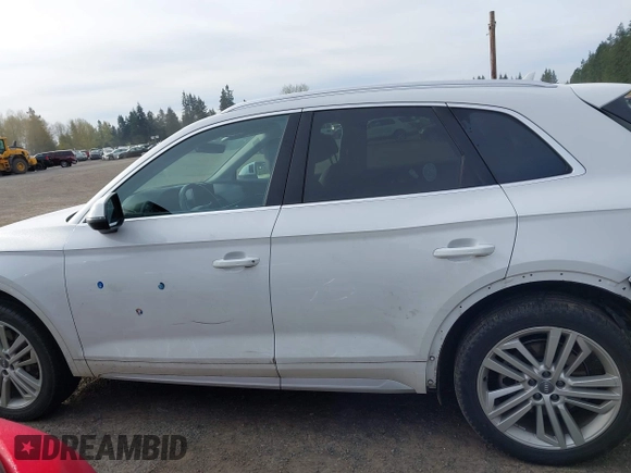 2018 Audi Q5 Premium Plus with VIN WA1BNAFY0J2229162, listed as a IAAI auction lot 41999424 with 36,340 mi miles. Bid and sale history available at carsss.com. Image 15.
