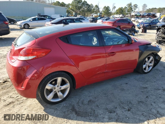 2014 Hyundai Veloster z VIN KMHTC6AD3EU217143, wystawiony jako Copart lot #43716395 z przebiegiem 137 865 mil mil oraz Szkoda całkowita • Salvage title. Historia ofert i sprzedaży dostępna na DreamBid. Obrazek 3.