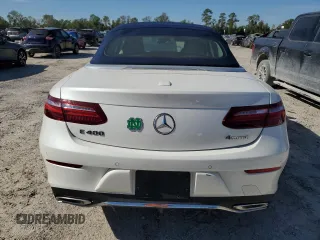 2018 Mercedes-Benz E-Class E 400 with VIN WDD1K6GB0JF057411, listed as a Copart auction lot 82135774 with 46,021 mi miles and Salvage Title. Bid and sale history available at carsss.com. Image 6.