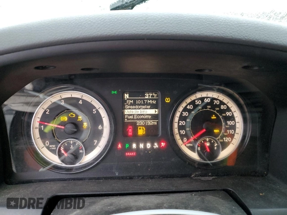 2018 Ram 1500 Express with VIN 1C6RR7FG0JS181513, listed as a Copart auction lot 49878295 with 230,192 mi miles and Clean Title. Bid and sale history available at carsss.com. Image 9.