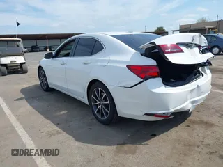 2016 Acura TLX V6 with VIN 19UUB2F30GA003060, listed as a IAAI auction lot 41901259 with 107,547 mi miles. Bid and sale history available at carsss.com. Image 3.