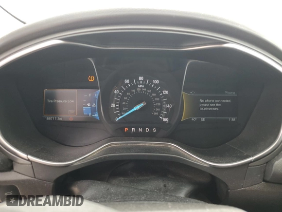 2016 Ford Fusion Titanium with VIN 3FA6P0K99GR319253, listed as a Copart auction lot 51935965 with 186,717 mi miles and Salvage Title. Bid and sale history available at DreamBid. Image 9.
