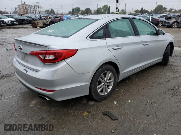 2017 Hyundai Sonata 2.4L with VIN 5NPE24AF2HH501576, listed as a Copart auction lot 49324005 with 163,048 mi miles and Salvage Title. Bid and sale history available at carsss.com. Image 3.