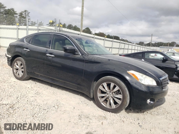 2011 Infiniti M37 with VIN JN1BY1AR7BM373474, listed as a Copart auction lot 78439854 with 147,235 mi miles and Salvage Title. Bid and sale history available at carsss.com. Image 4.