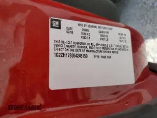 2006 Pontiac G6 with VIN 1G2ZH178064245159, listed as a Copart auction lot 53652485 with Not provided miles and Non repairable. Bid and sale history available at DreamBid. Image 12.